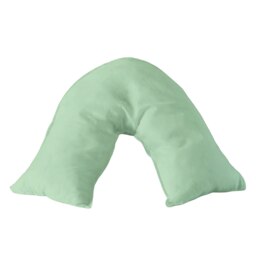 Microfibre Soft Touch V Shape Plain Dyed Pillowcase Blue Blue Duck Egg Blue