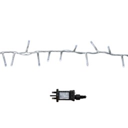 2000 LED 50m Indoor Outdoor Christmas Multi Function Mains Operated String Lights with Timer in Cool White