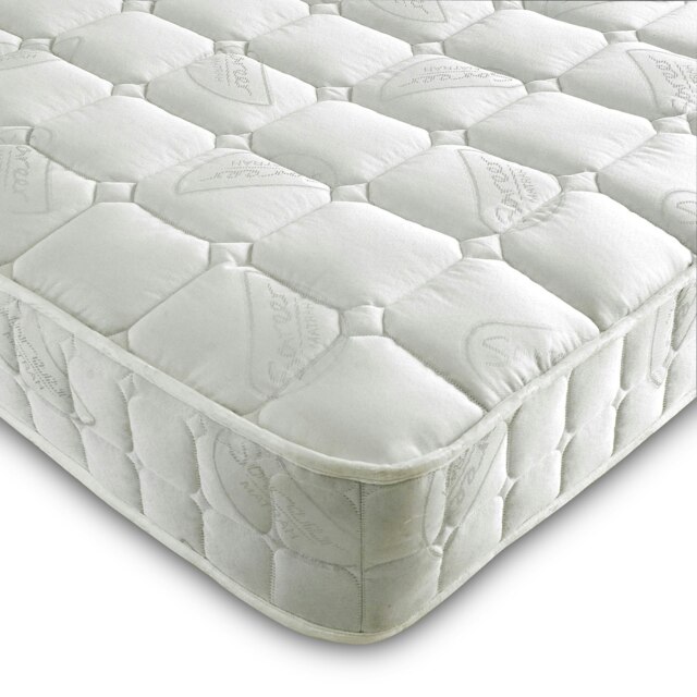 Sareer Economical Coil Sprung Mattress 5FT White King