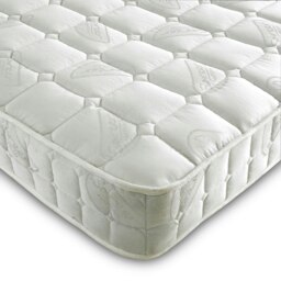 Sareer Economical Coil Sprung Mattress 5FT White King