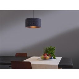 Osram Decor Felt Weaving Pendant Ceiling Light 380mm E27 Dark Grey Max 15W LED