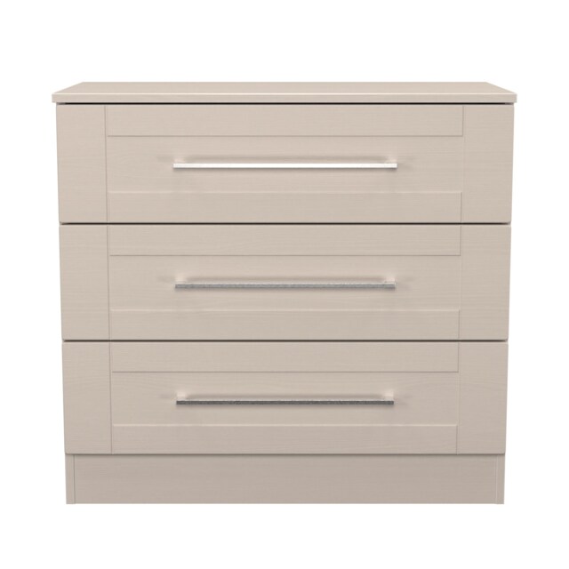 Ripon 3 Drawer Chest of Drawers in Kashmir Ash (Ready Assembled) Cream Kashmir Ash