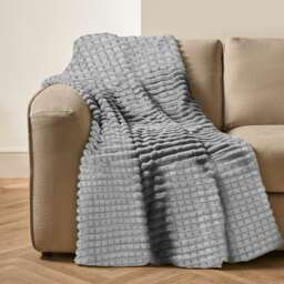 Velosso Chunky Cord Waffle Plush Heavy Blanket - 200cm x 240cm