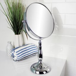 Showerdrape Vidos 7x Magnifying Chrome Makeup Vanity Mirror Silver 1