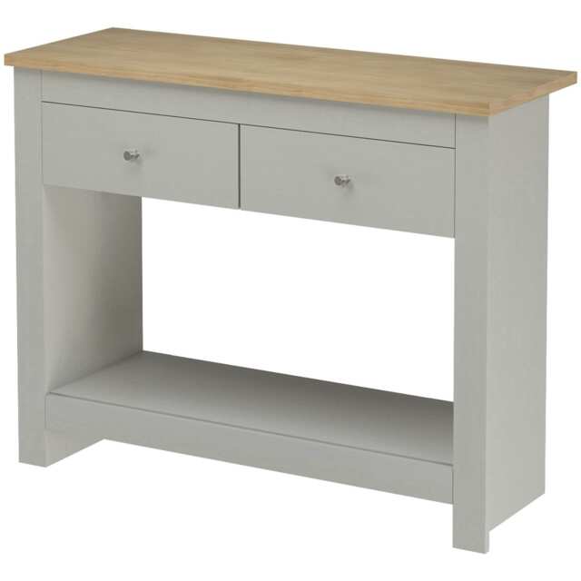 LOFT24 Emerald Console Table GreyOak Grey Grey Oak