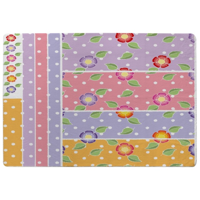 Bohemian Chic Ink Pattern With Boho Feathers Rug Multi