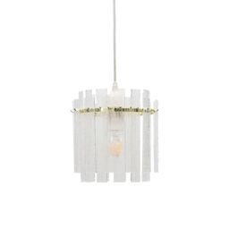 Abi - Satin Brass with Frosted Diffuser Easy Fit Pendant Lightshade