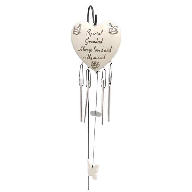 Special Grandad Hanging Wind Chime Graveside Memorial Decoration Plaque Outdoor
