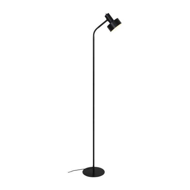 Nordlux Matis Indoor Floor Lamp Black Metal E27 On-Fixture Switch - Mains Powered, IP20