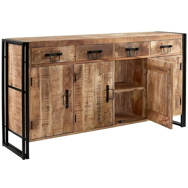 Herica Industrial Mintis Extra Large Sideboard Brown