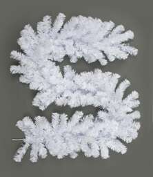 Alaskan Pine White Plain Christmas Christmas Garland