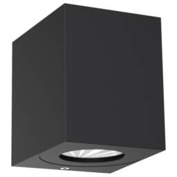Nordlux Canto Outdoor Wall Light Black Aluminium Sensor Intergrated LED Coastal/Marine Safe - Mains Powered, IP44