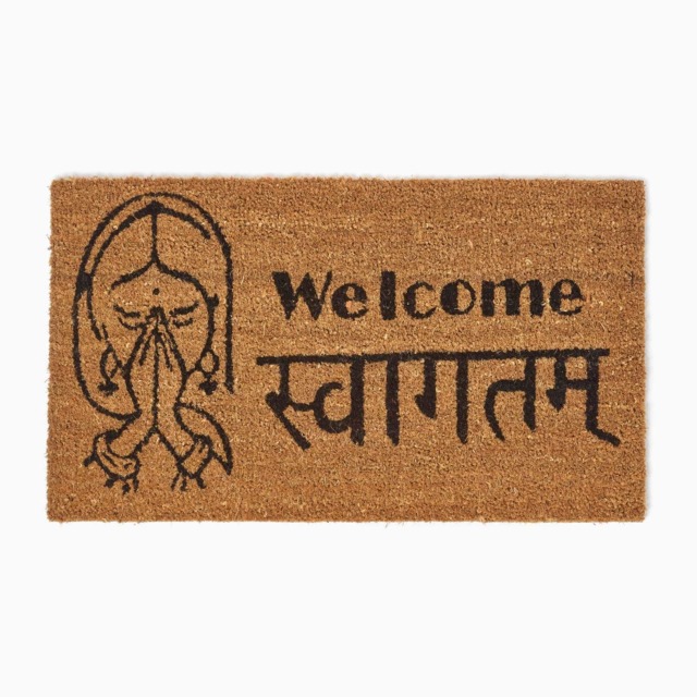 Homescapes Swagat Welcome Coir Doormat