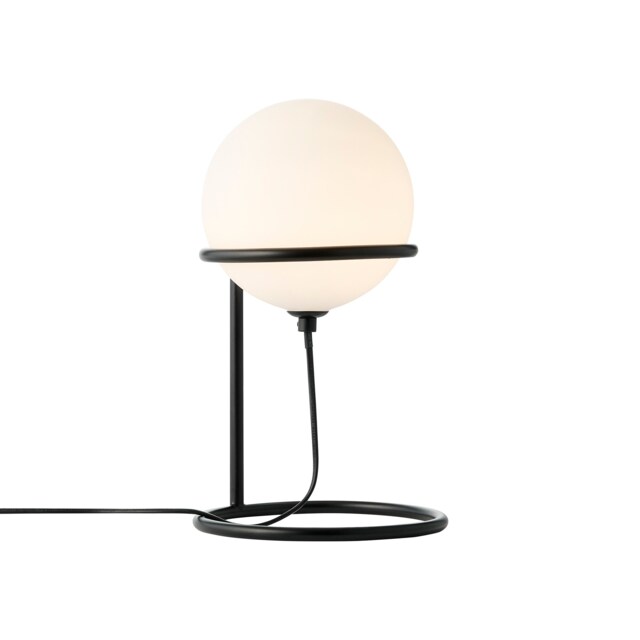 Nordlux Wilson Indoor Table Lamp Black Glass G9 Diffused - Mains Powered, IP20 Black Black
