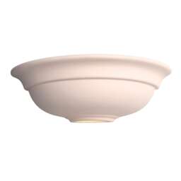 Hillside 1 Light Indoor Wall Uplighter Unglazed Ceramic, E27