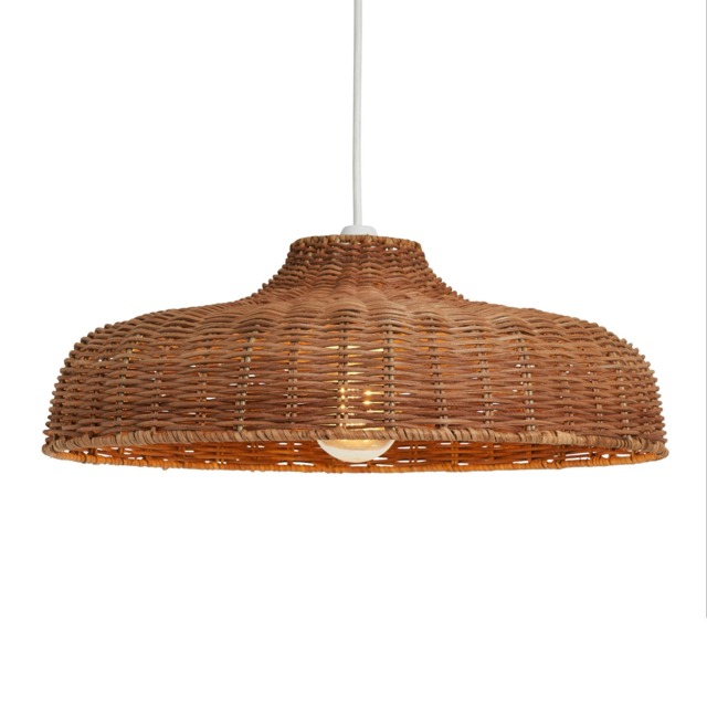 BHS Bali Rattan Easyfit Shade, Brown