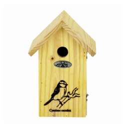 Fallen Fruits Blue Tit Silhouette Wooden Bird House