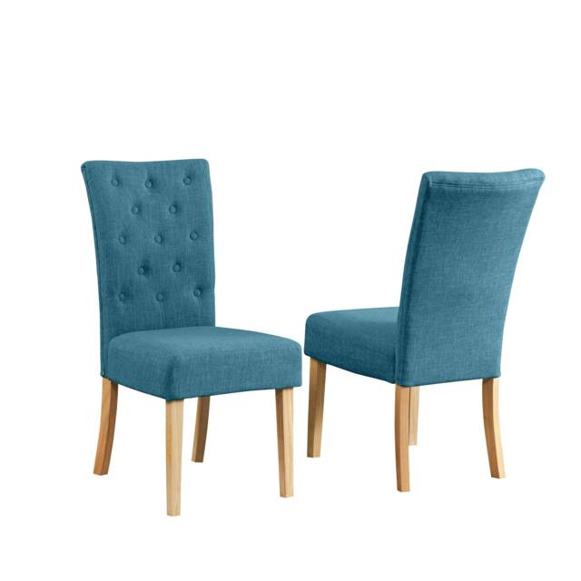 Set of 2 Pienza Fabric Dining Chairs - Set of 2