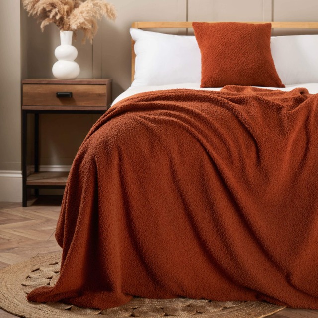 BHS Really Soft Teddy Bear Fleece Throw