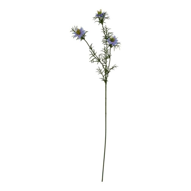 Hill Interiors The Natural Garden Collection Love In A Mist Nigella Artificial Flower - Purple - 68cm x 9cm x 9cm