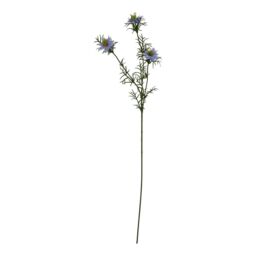 Hill Interiors The Natural Garden Collection Love In A Mist Nigella Artificial Flower - Purple - 68cm x 9cm x 9cm