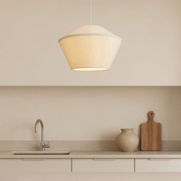 CGC CELEST Beige Spherical Cotton Lampshade 30cm