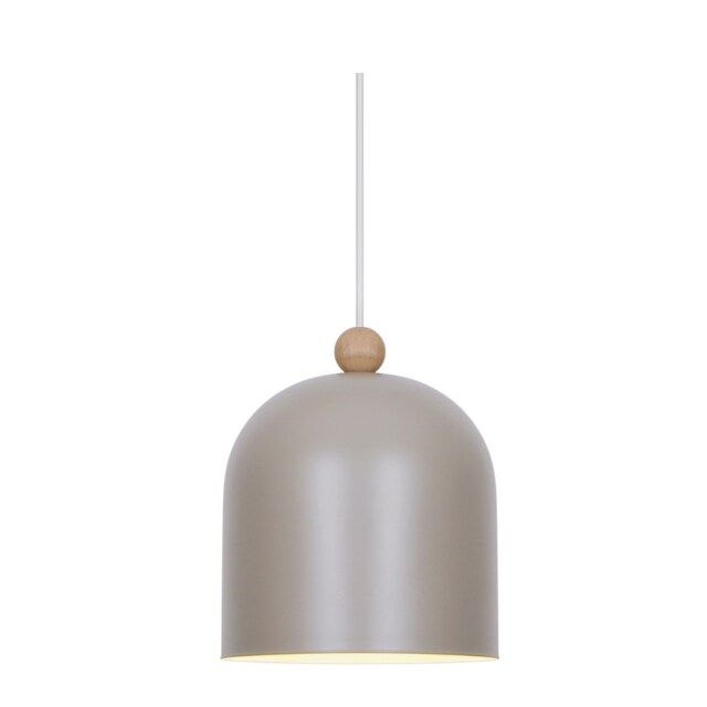 Nordlux Gaston Indoor Pendant Light Brown Metal E27 White Inner - Mains Powered, IP20