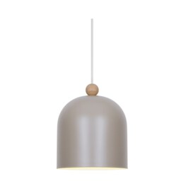 Nordlux Gaston Indoor Pendant Light Brown Metal E27 White Inner - Mains Powered, IP20