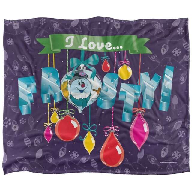 Frosty The Snowman I Love Frosty Blanket - Multicoloured - One Size