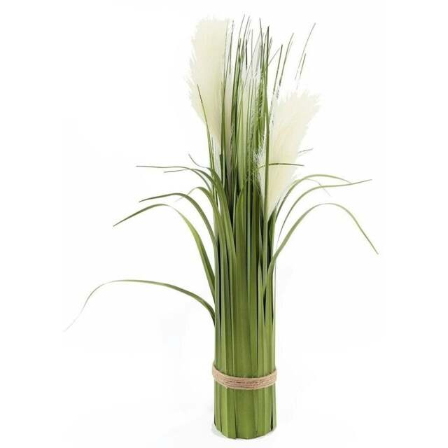 Something Different Pampas Grass Artificial Plant - Green/White - One Size