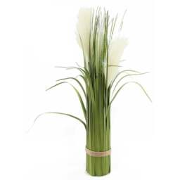 Something Different Pampas Grass Artificial Plant - Green/White - One Size