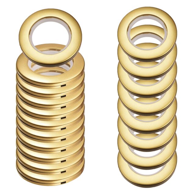 42mm Curtain Eyelets Plastic Round Grommet Rings Clips - 10pcs