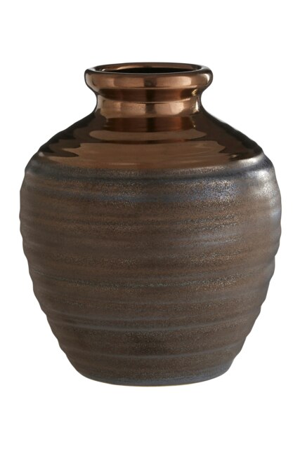 Zamak Small Ceramic Vase Grey