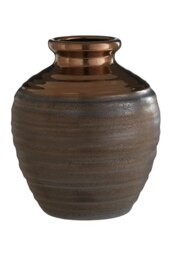 Zamak Small Ceramic Vase Grey