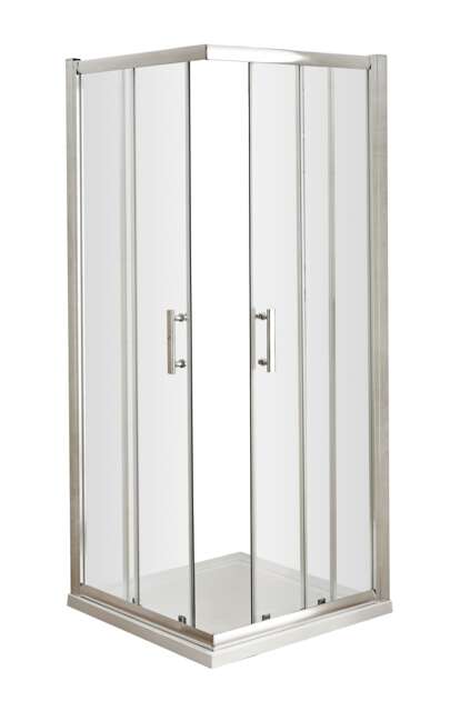 Balterley Contemporary Square Corner Entry Shower Enclosure - Safety Glass