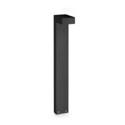 Sirio 80cm Outdoor Bollard Black 1x LED 1100lm 3000K IP65