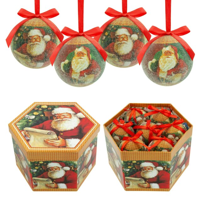 The Christmas Workshop Set of 14 Christmas Baubles