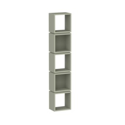 Decortie Multi Bookcase 32x22x167cm Ash Green
