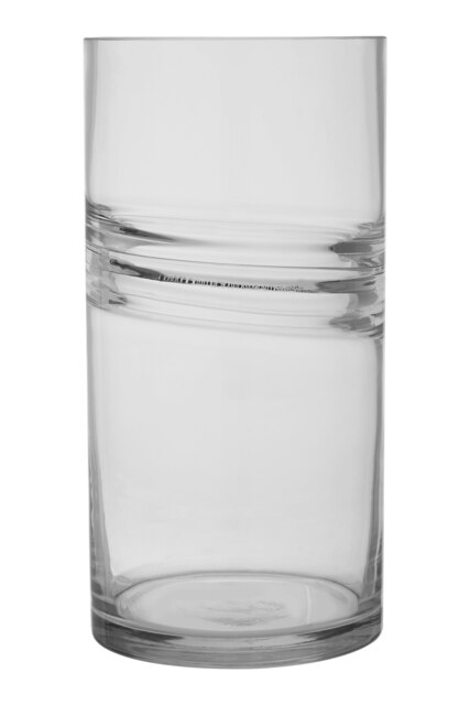 Optik Clear Glass Tall Vase Clear