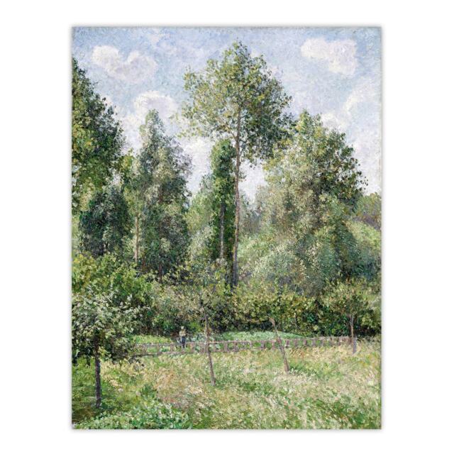 Eragny Poplars Landscape Camille Pissarro Huge Wall Art Print 18X24 In
