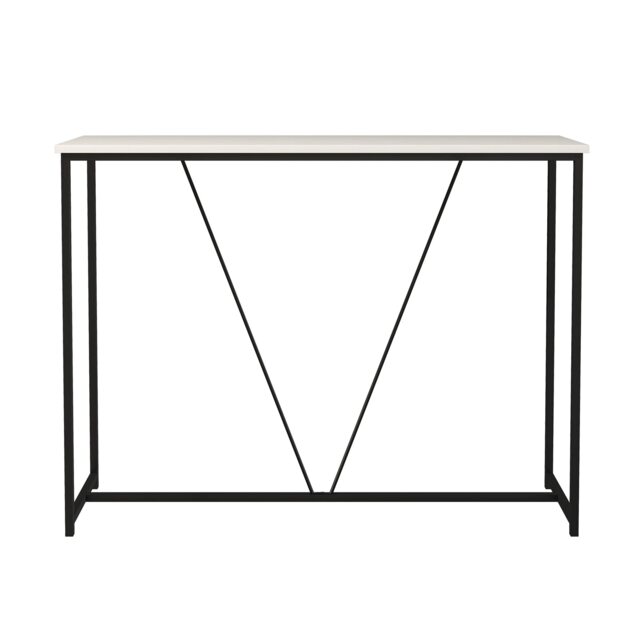 Wooden Console Table Living Room Slim Display Shelf Hallway Entryway Furniture White White
