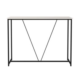 Wooden Console Table Living Room Slim Display Shelf Hallway Entryway Furniture White White