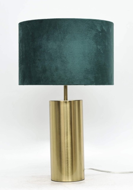 Pagazzi Ziva Large Gold Touch Table Lamp Dark Green