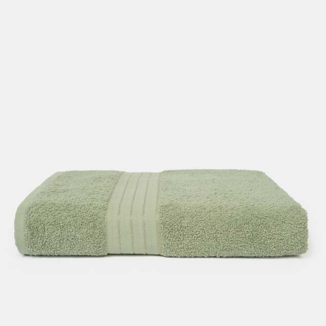 OHS Luxury 100% Cotton 500GSM Bathroom Bath Sheet Towel Green Sage Green Bath sheet