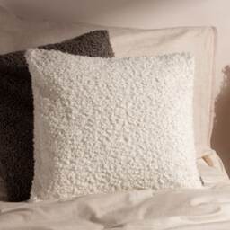 Yard Cabu Chunky Boucle Cushion Cream Ecru 45 x 45cm 1