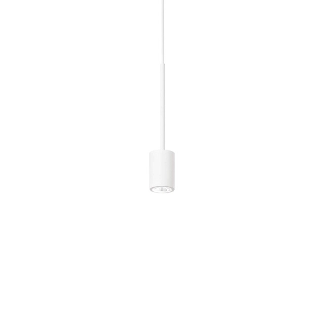 Archimede Integrated LED Cylinder Pendant Ceiling Light White 250Lm 3000K