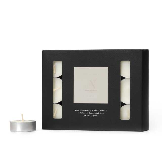 Aroma Naturals Frosted Decadence Tealights 24 Pack - Coconut