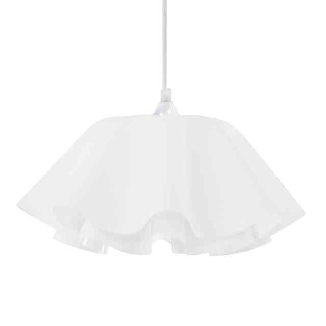ValueLights Kumo White Layered Flower Pendant Ceiling Light