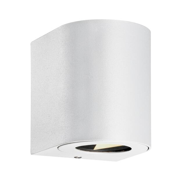 Nordlux Canto Outdoor Wall Light White Aluminium Sensor Intergrated LED Weatherproof - Mains Powered, IP44