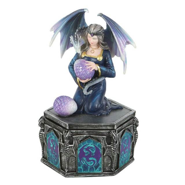 Anne Stokes Dragon Friendship Spring Decorative Box - Multicoloured - One Size